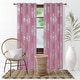 preview thumbnail 12 of 14, Flower Foil Printed Room Darkening Drapes for Girl's Bedroom 2 Panels
