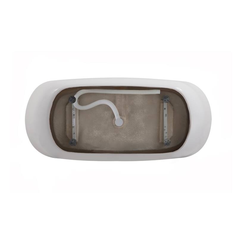 Cameron Soaking Bathtub in Glossy White