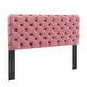 preview thumbnail 6 of 54, Lizzy Tufted Twin Performance Velvet Headboard