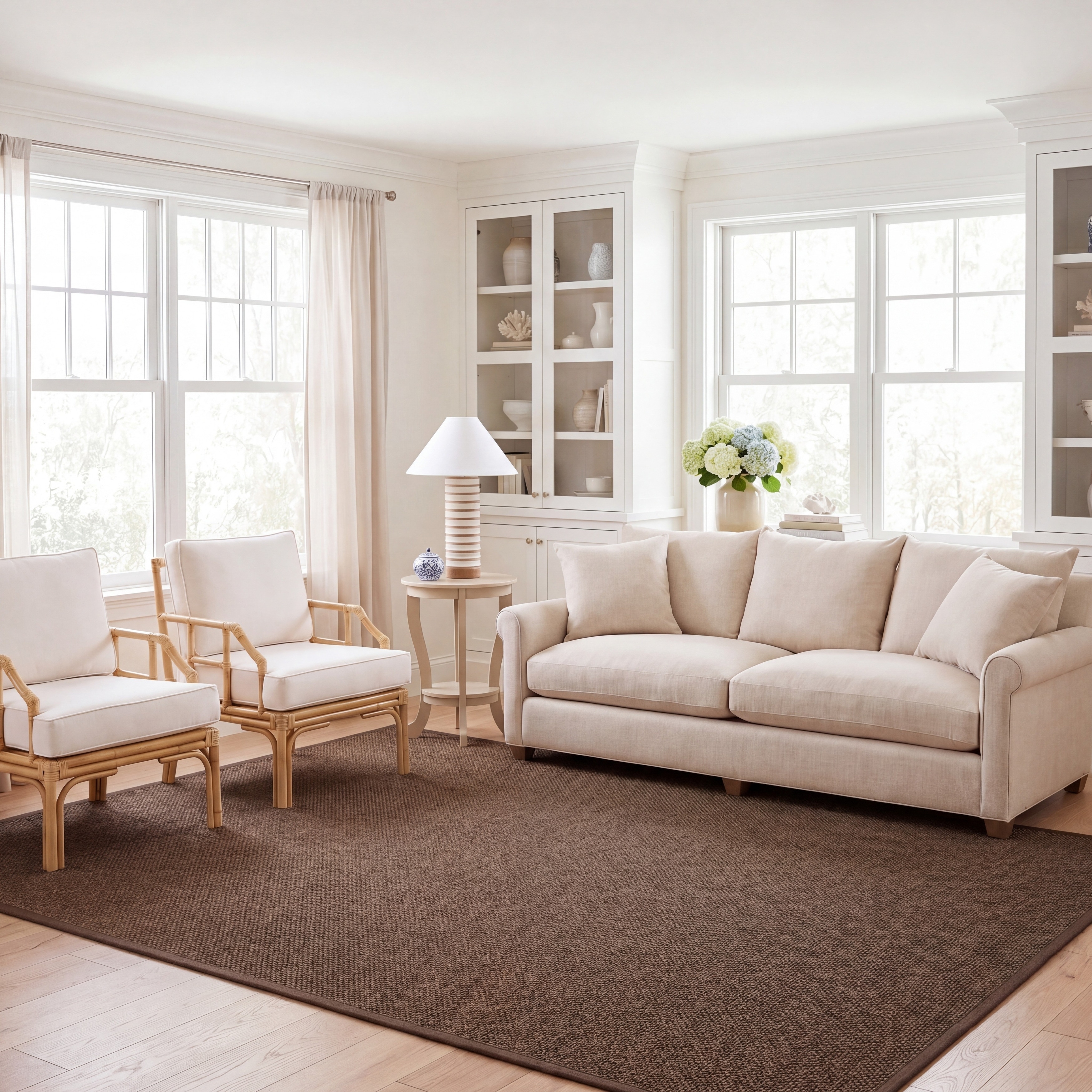 SAFAVIEH Natural Fiber Elmyra Sisal Border Rug