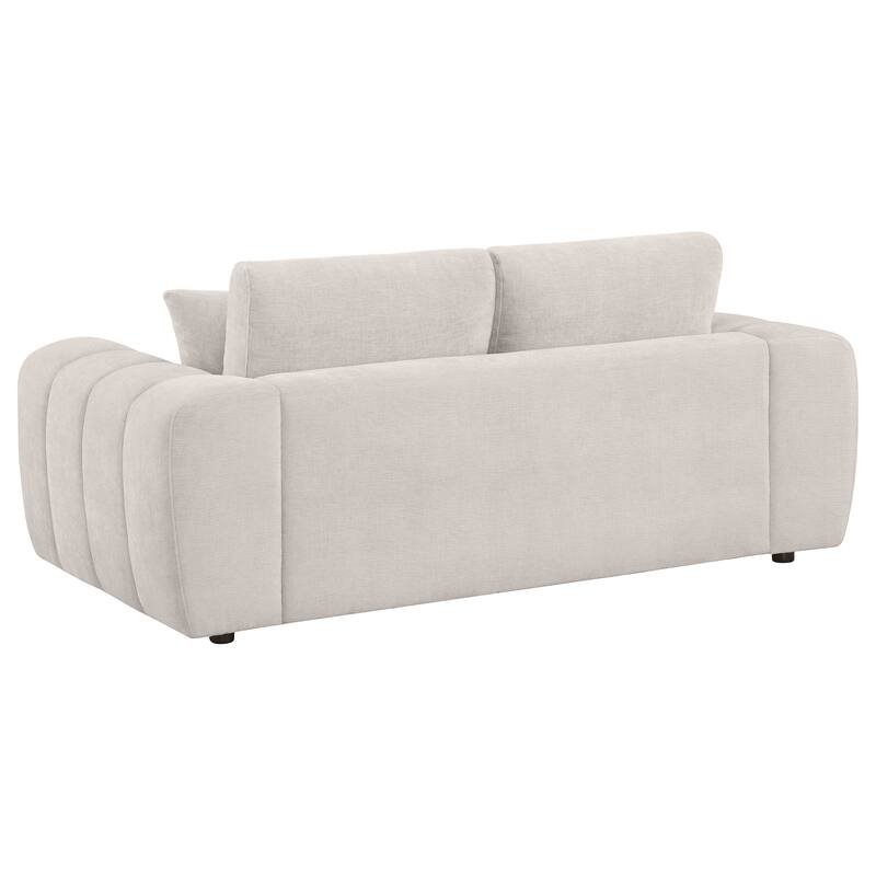 Burnett Chenille Upholstered Wide Arm Loveseat