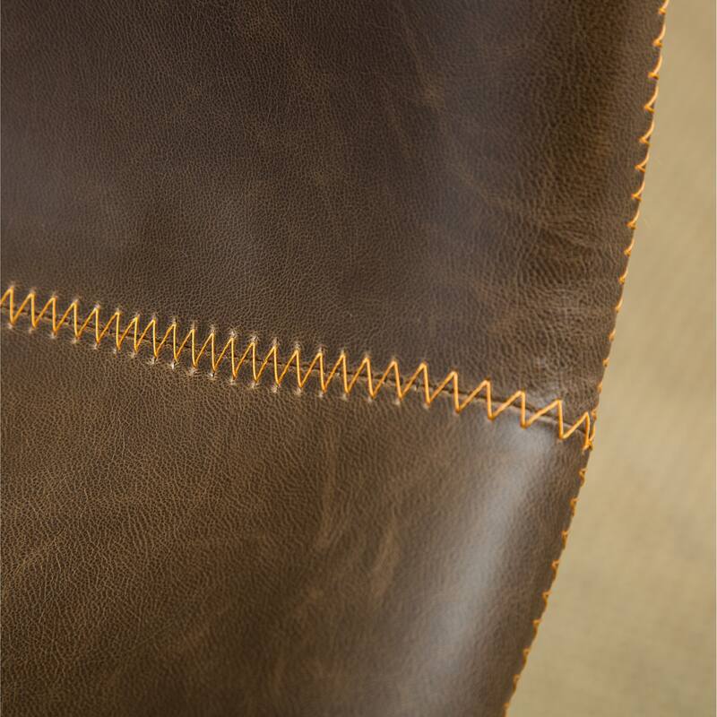 Vintage PU Leather Dining Chairs with Sleigh-Style Legs and Integrated Footstool, for Dining Rooms, Set of 2, White