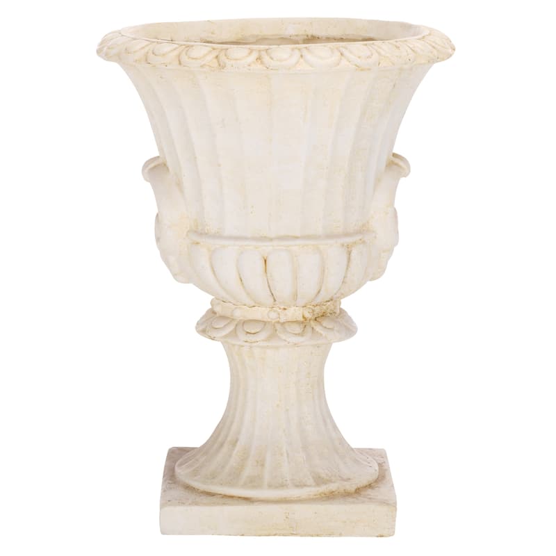 SAFAVIEH Outdoor Living Arden Planter Pot - 11"W x 11"D x 15"H - Off-White