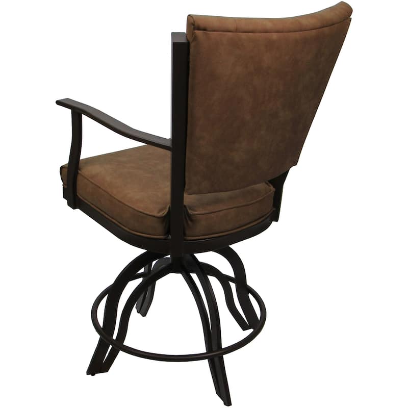 Montana Beige Swivel Tilt Metal 30" or Counter 26" Bar Stool