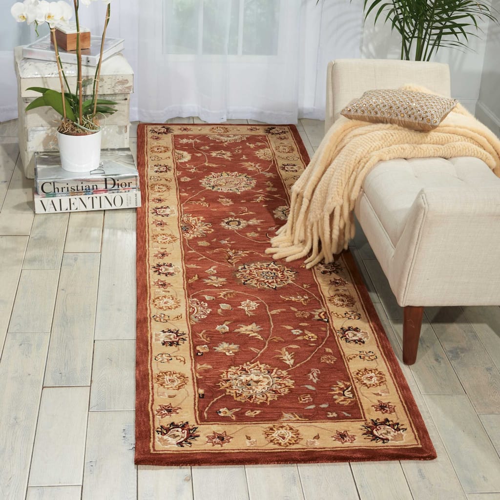 Nourison Nourison 2000 Bordered Area Rug - 2'6" x 12' Runner