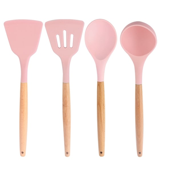 Pink outlet rubber spatula