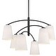 preview thumbnail 1 of 8, Minka Lavery 5397 Headington 6 Light 40" Wide Chandelier