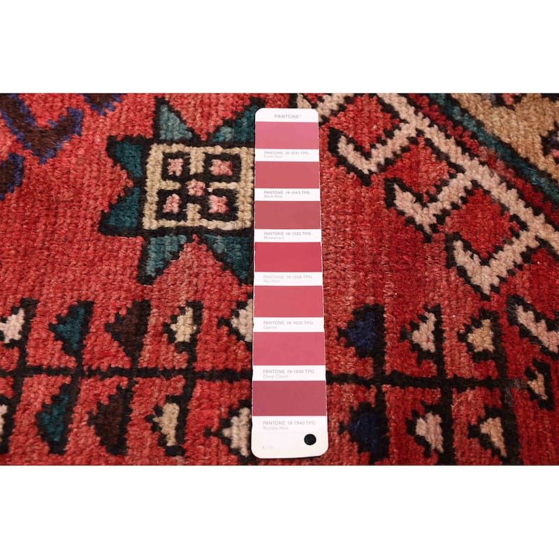 ECARPETGALLERY Hand-knotted Konya Anatolian Red Wool Rug - 3'3 x 13'7