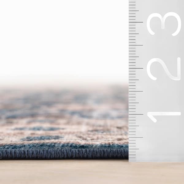 Nuloom Aisling Bordered Traditional Washable Area Rug