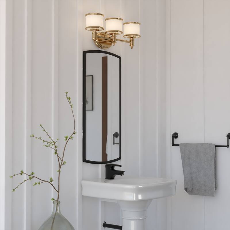 Carlisle 3 Light Chrome Bathroom Vanity Fixture