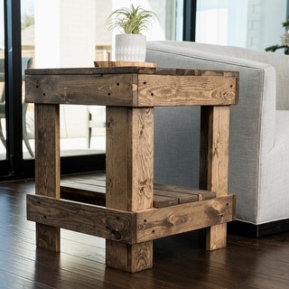 Landmark Pine Wood Living Room End Table Bed Bath Beyond 38978316