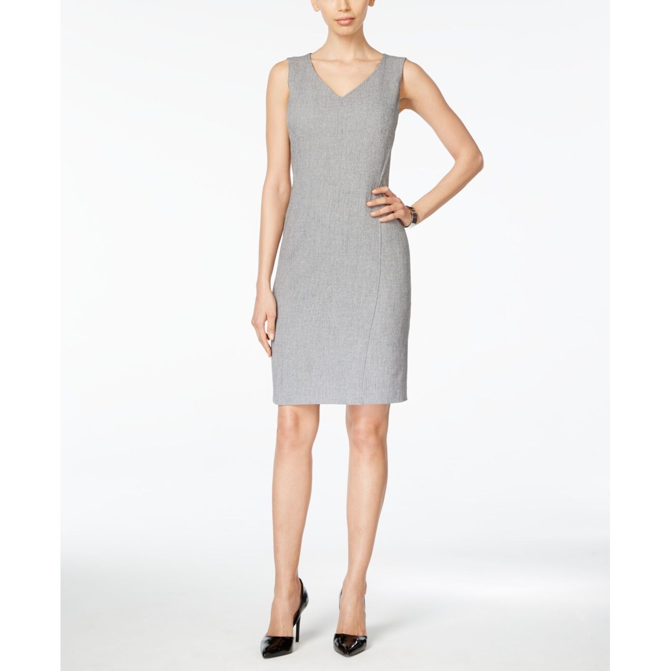 grey dress size 18