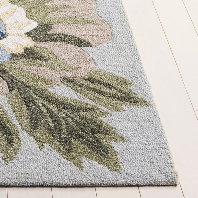 SAFAVIEH Handmade Jardin Androula Floral Wool Rug