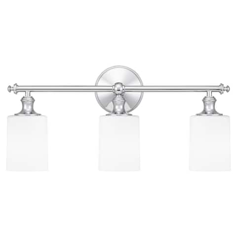 Wembley 3-Light Polished Chrome Vanity Light