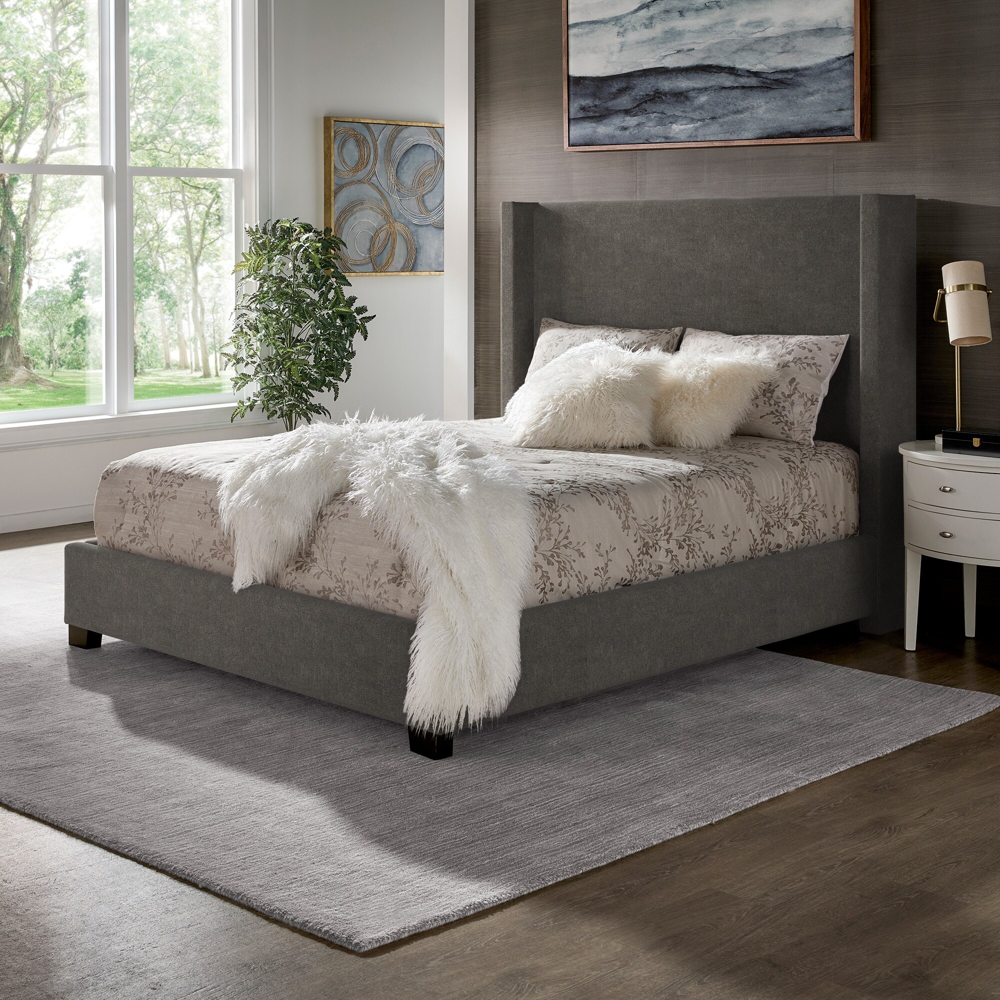 Jules Wingback Bed by iNSPIRE Q Modern - On Sale - Overstock