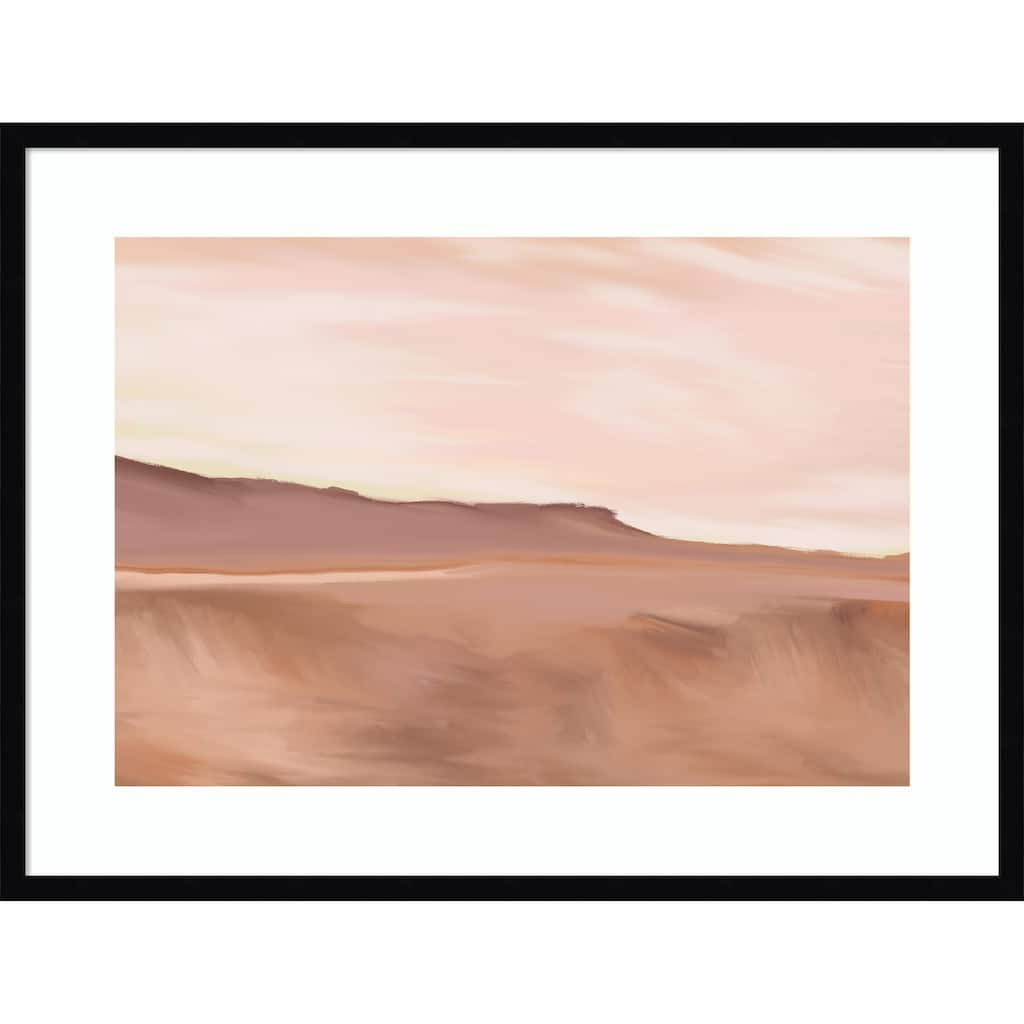 Golden by Jenna Alheit Wood Framed Wall Art Print - Svelte Noir Black