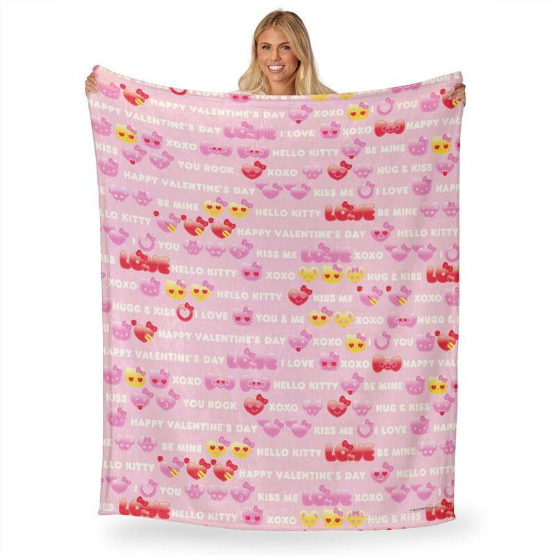 Sanrio Hello Kitty Xoxo Kitty Silk Touch Throw Bed Bath & Beyond
