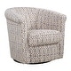 preview thumbnail 40 of 42, Marvel Traditional 360-degree Swivel Tub Chair Chester Buff