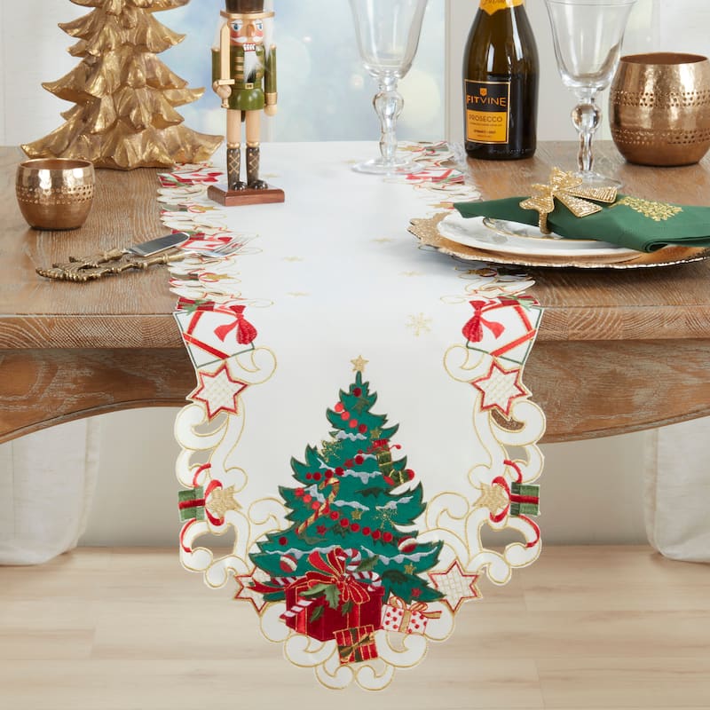 Christmas Tree Table Runner - 14"x72"