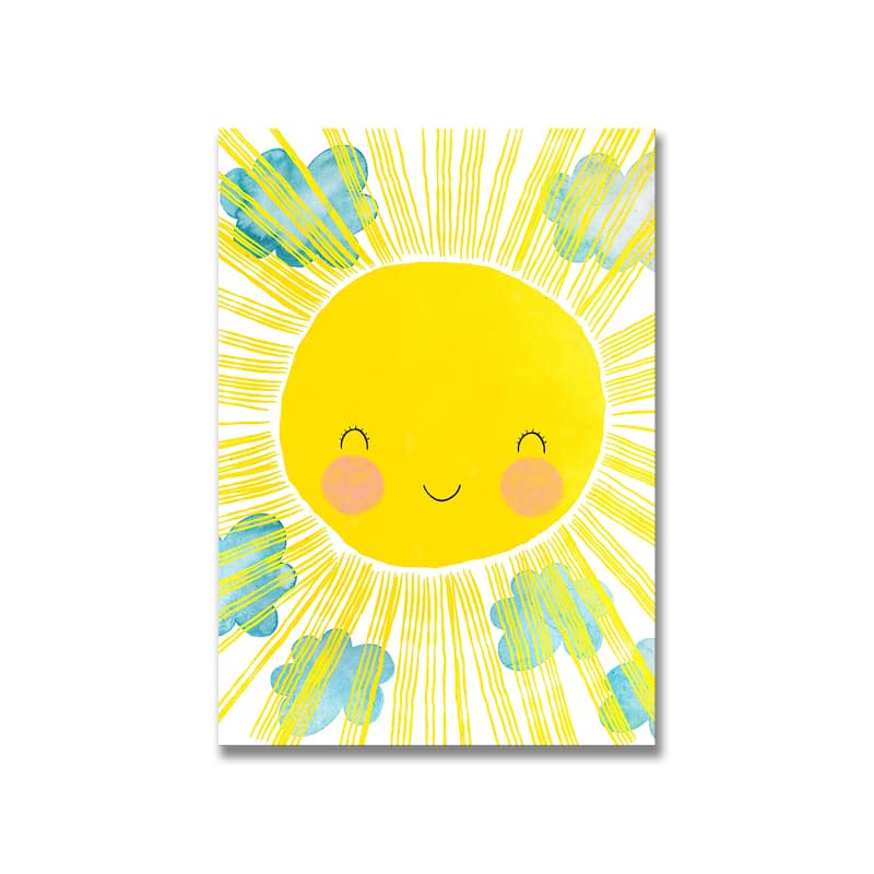 Kids Framed Art Print Matahari by Treechild - Multi-Color