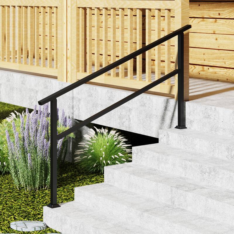 Premium Aluminum Handrail for Step Indoor Outdoor Three Size Available - 68.5"