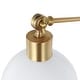 preview thumbnail 7 of 28, Hygge Swing Arm 1-Light Modern Midcentury Iron USB Charging Port LED Sconce, by JONATHAN Y