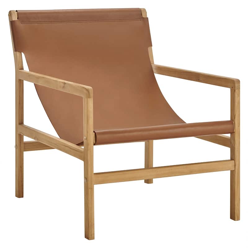 Orín Leather Sling Chair