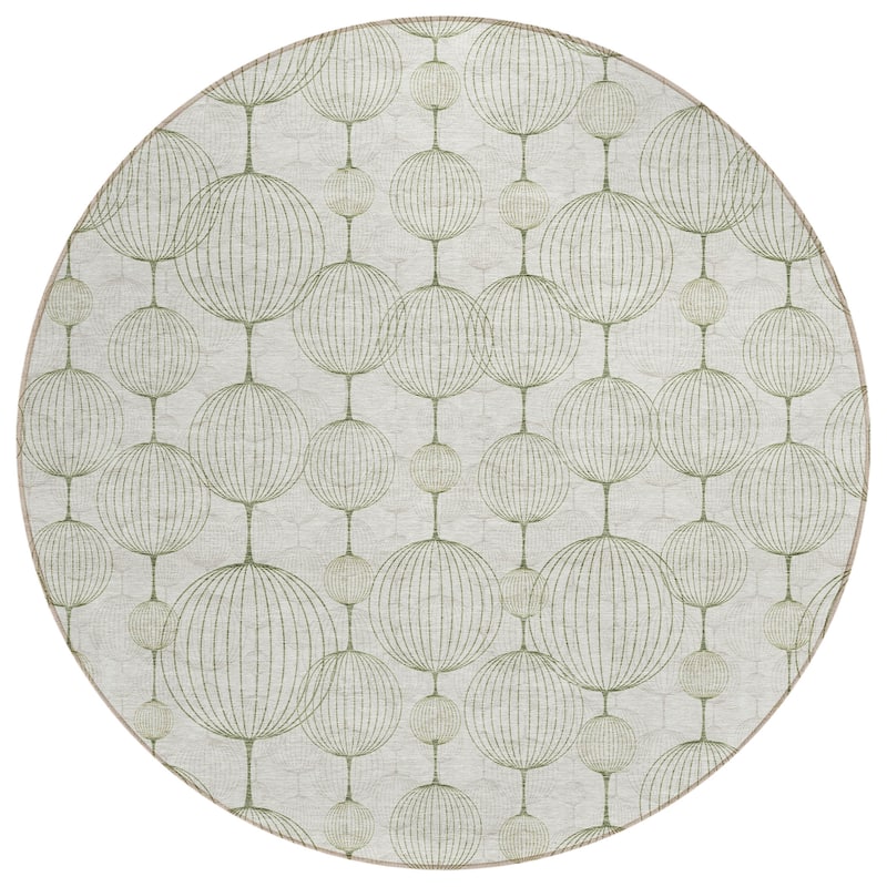 Machine Washable Indoor/ Outdoor Chantille Modern Decor Rug