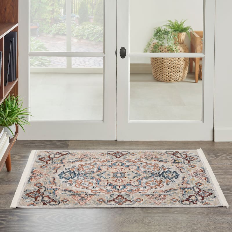 Nourison Geneva Traditional Persian Medallion Area Rug