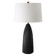 preview thumbnail 4 of 6, Uttermost Jett Black Table Lamp - 35'' H X 19'' W X 19'' D