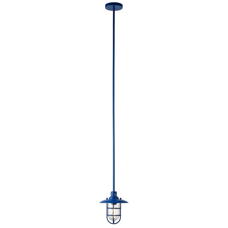 Bay 8.25" Wide Lantern Pendant with Glass/Metal Shade