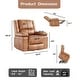 preview thumbnail 2 of 37, Leather Power Lift Recliner with Heat & Massage