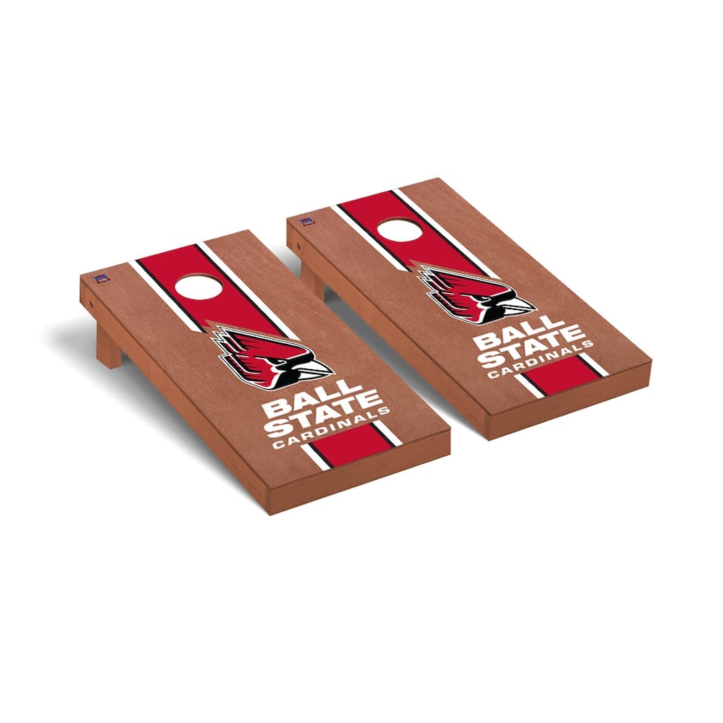 Ball State Cardinals Rosewood Cornhole Board Set