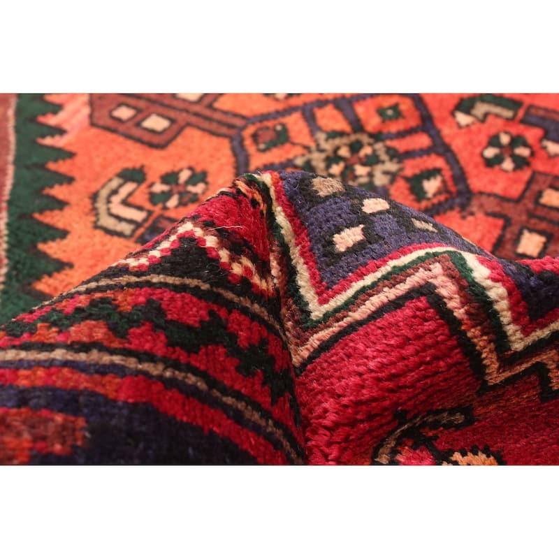 ECARPETGALLERY Hand-knotted Andelz Red Wool Rug - 4'3 x 7'8