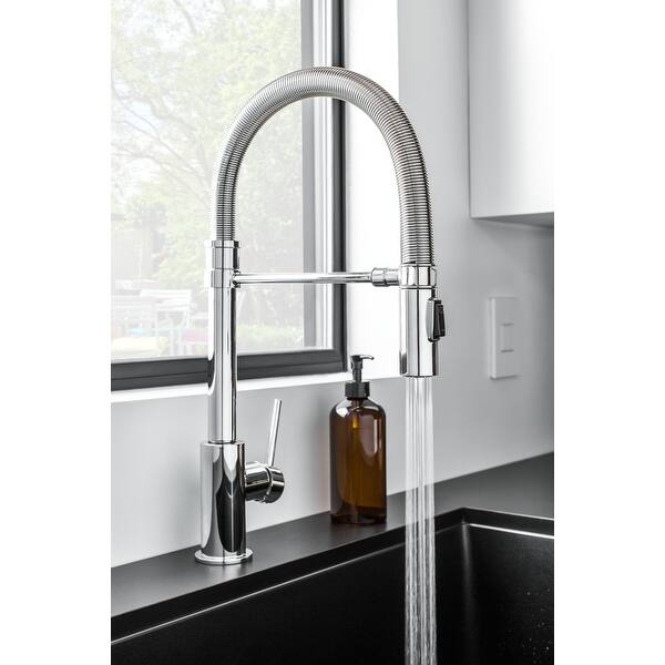 Shop Delta 9659 Dst Trinsic Pro Pre Rinse Pull Down Kitchen Faucet