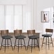 preview thumbnail 105 of 136, 26"/29" Faux Leather Swivel Counter/Bar Stools Set of 2/3