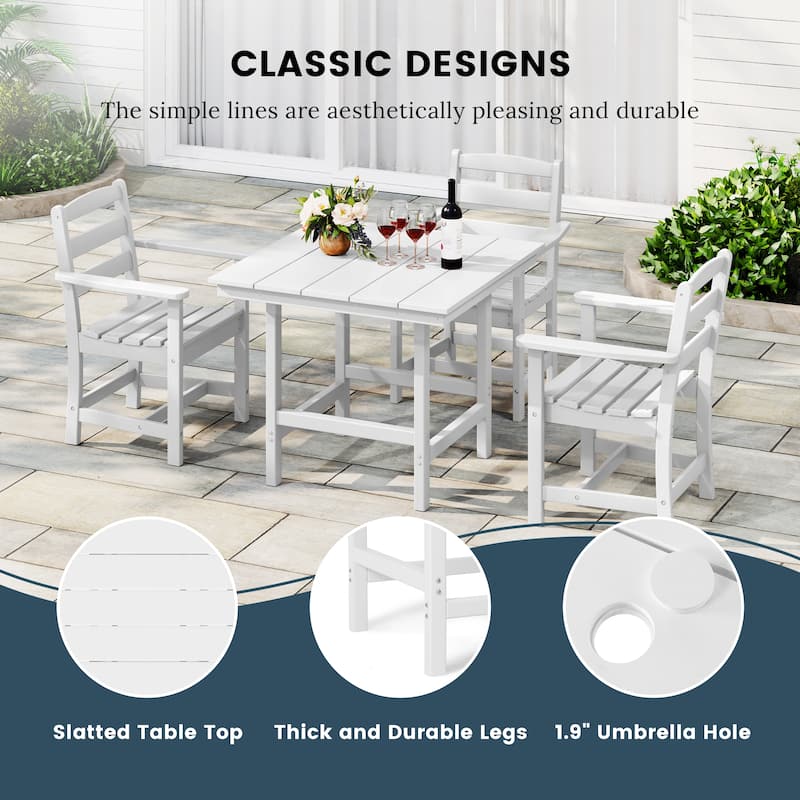 Shoreside 5-Piece Side Chair Dining Set
