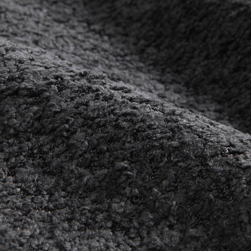 100" L-Shaped Sofa Boucle Fabric Couch with Movable Ottoman