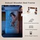 preview thumbnail 9 of 8, Bed Frame with Storage Headboard and Nightstands-Twin Size
