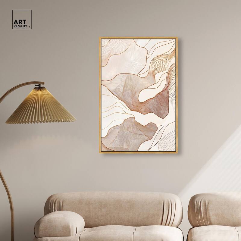 Contoured Reverie I Canvas by Art Remedy