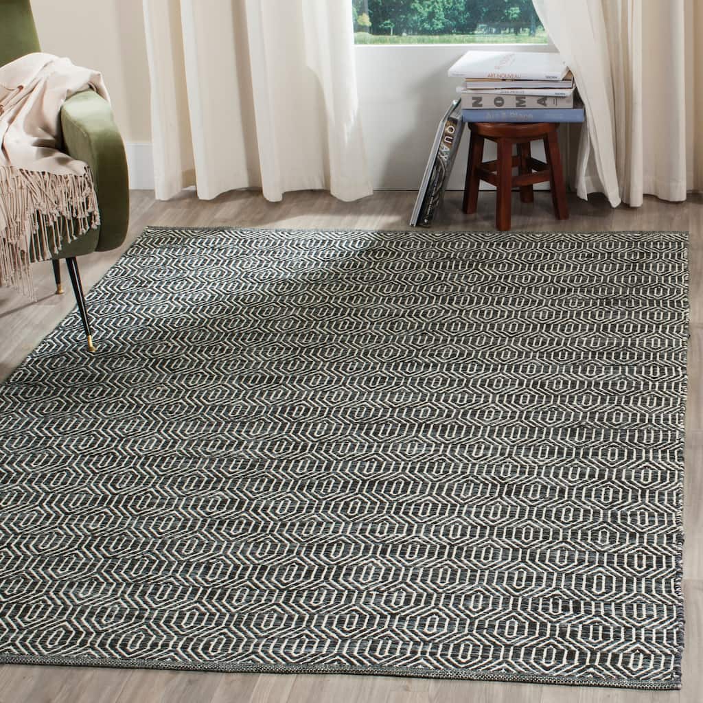 SAFAVIEH Handmade Flatweave Montauk Marston Sisal Casual Cotton Rug