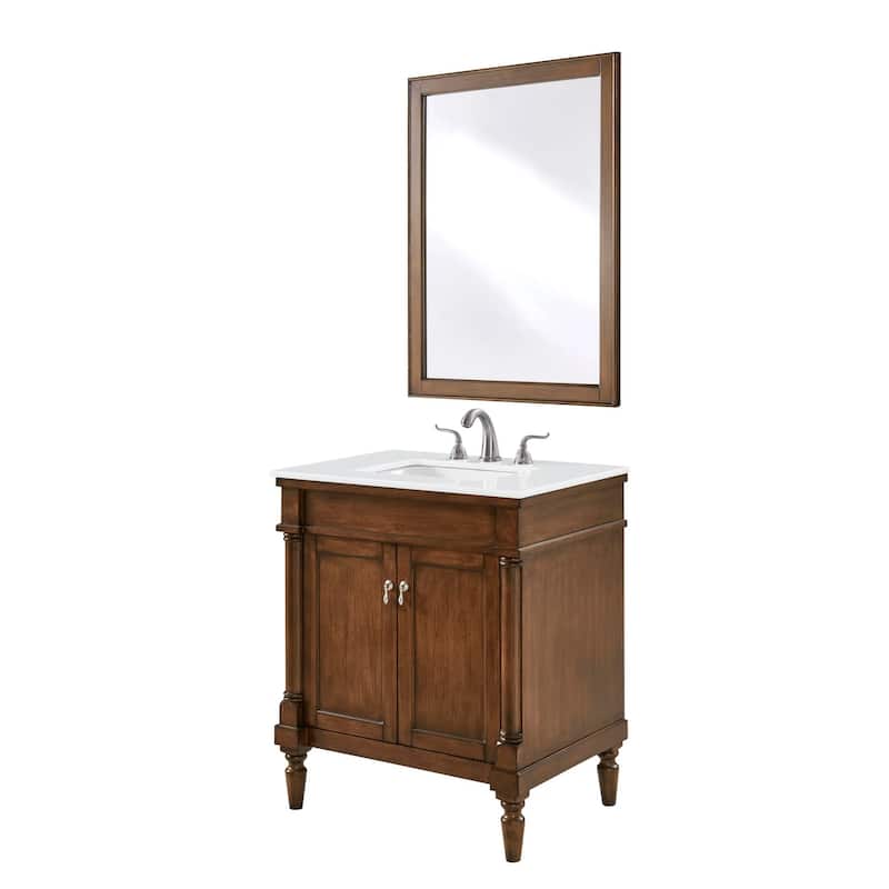 Elegant Lighting VF13030-VW Lexington 30" Free Standing Single Basin