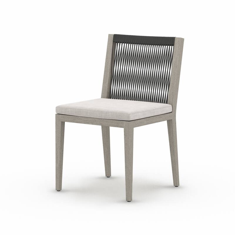 Atwood Outdoor Dining Chair-Weathered Grey-FSC