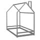 preview thumbnail 8 of 10, Twin Size House Bed Wood Bed, Gray