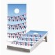 preview thumbnail 1 of 5, American Flag Banner Cornhole Game (Choose Wraps or Boards) 2x4 Boards (24" x 48") - Include ALL Accessories