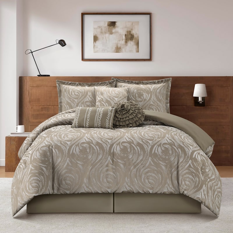 Nanshing Sasha 7 Piece Luxury Glam Comforter Set