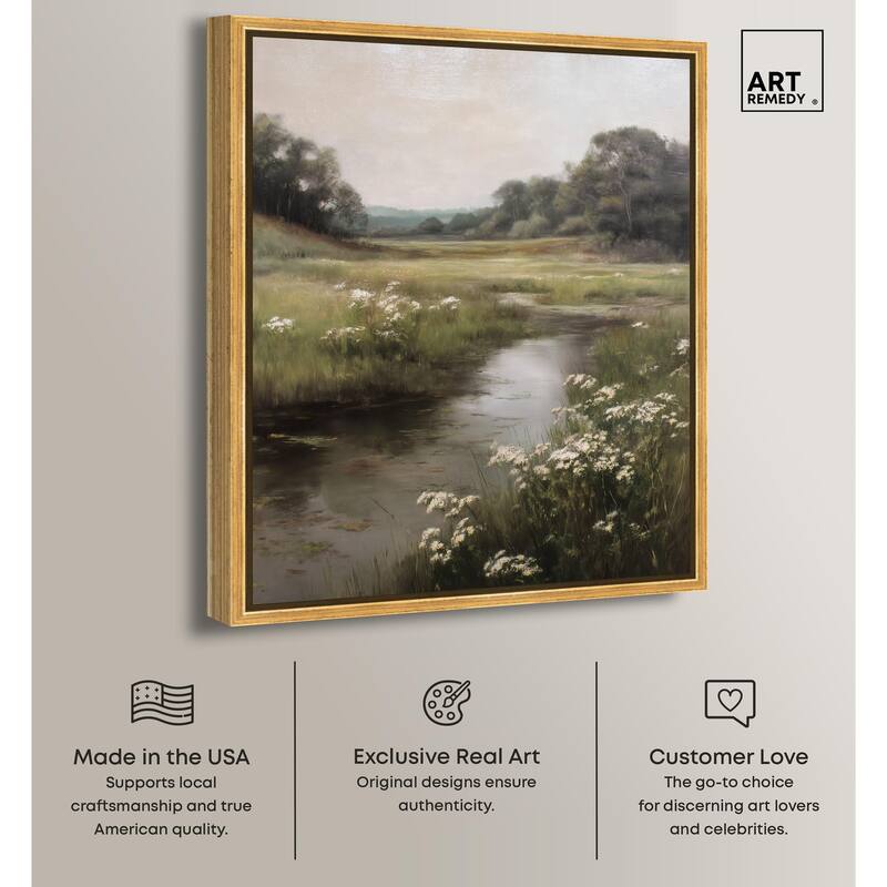 Quiet Waters Canvas by Art Remedy