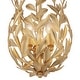 preview thumbnail 11 of 9, Crystorama Lighting Group 563 Broche 3 Light 10" Wide Taper Candle