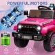 preview thumbnail 26 of 31, 12V Kids Ride On Truck Car, Parent Remote Control, Twin 35W Motors, 3 Speeds, LED Lights, Music & Horn, Electric Vehicles Toy