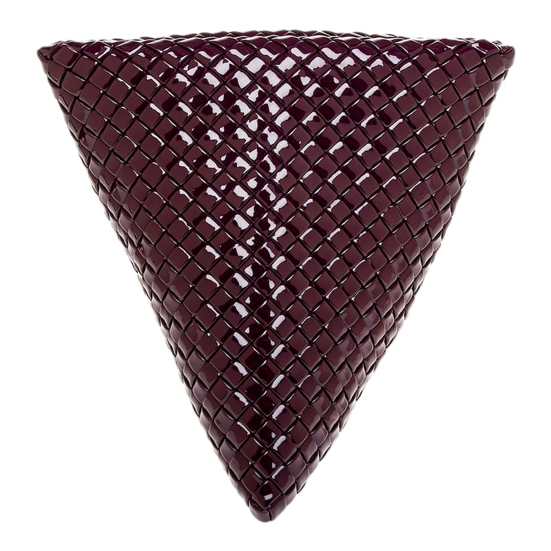 Bottega Veneta Large Triangle Clutch - Mystic Purple